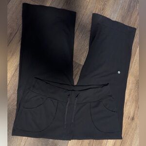 Lululemon Black “Still” Wide Leg Yoga Pants